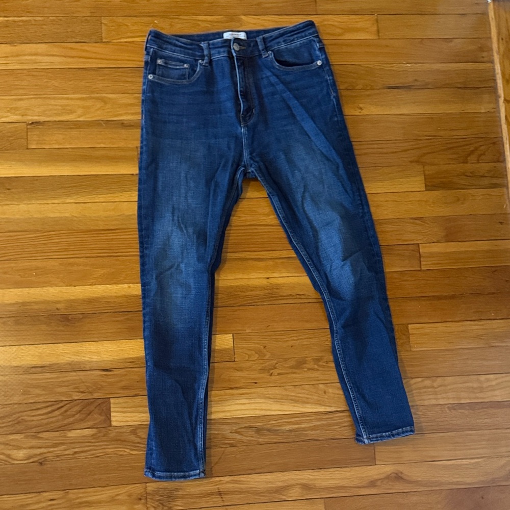 Zara Dark Blue Skinny Jeans for Women